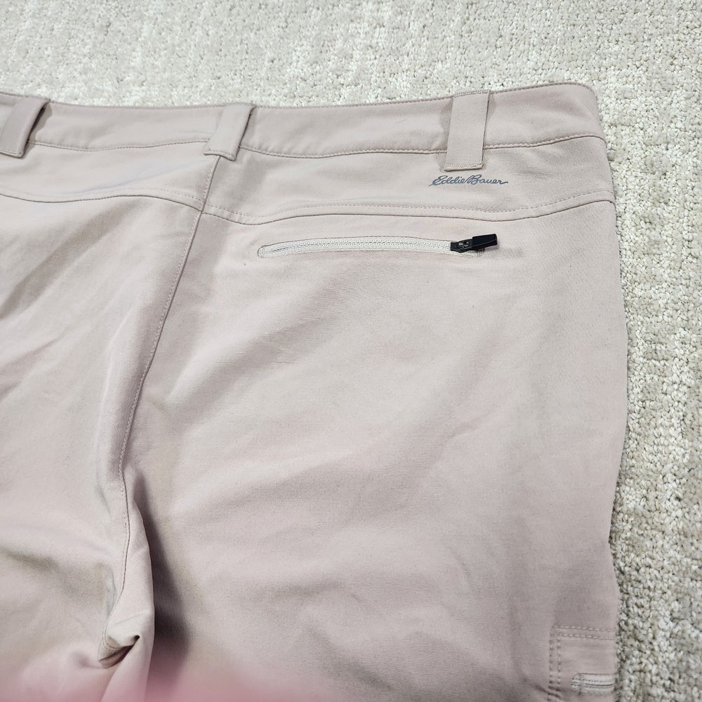 Eddie Bauer Pants Women Travex Bootcut Hiking Beige Outdoors Stretch - Picture 7 of 12